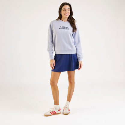 Dusky Blue Raised on Range Balls Sweatshirt