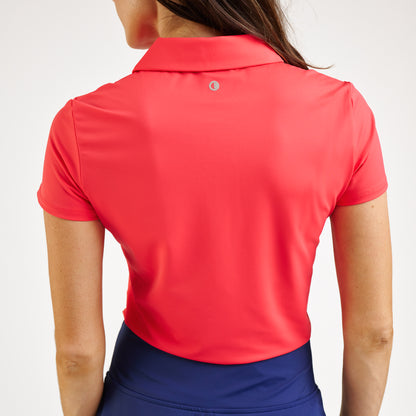 Charleston Short Sleeve Poppy Polo