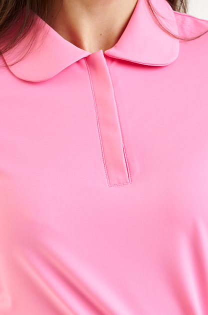 Charleston Short Sleeve Pink Polo